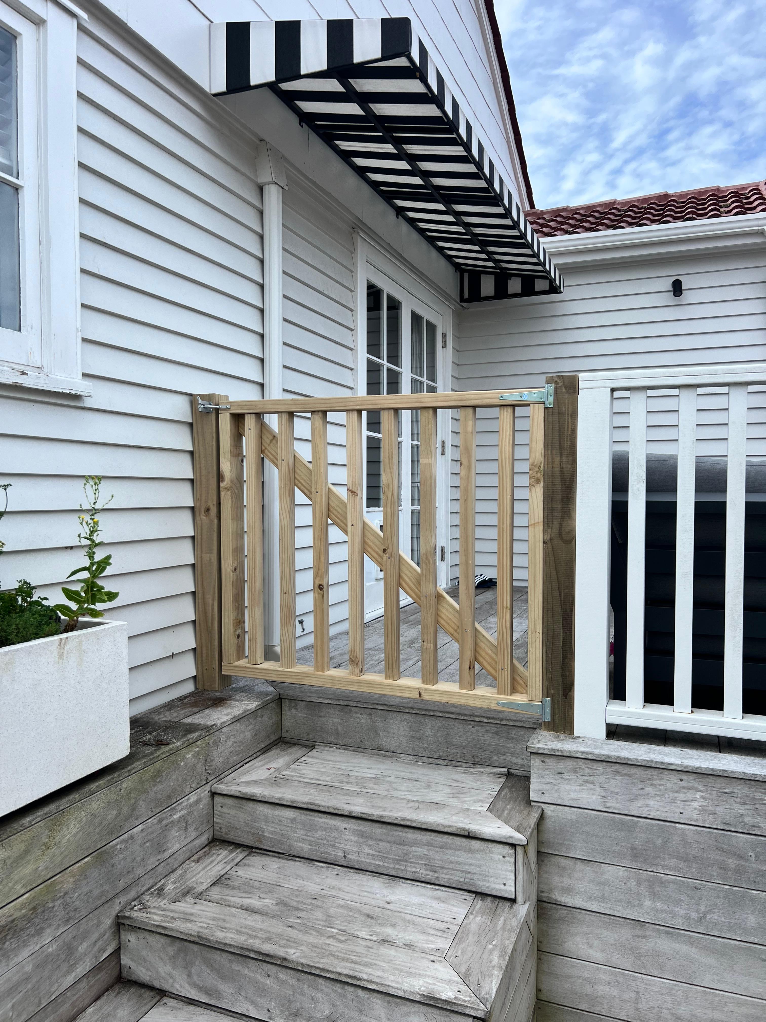 Custom wooden gate by Fast Forward Fencing - Auckland