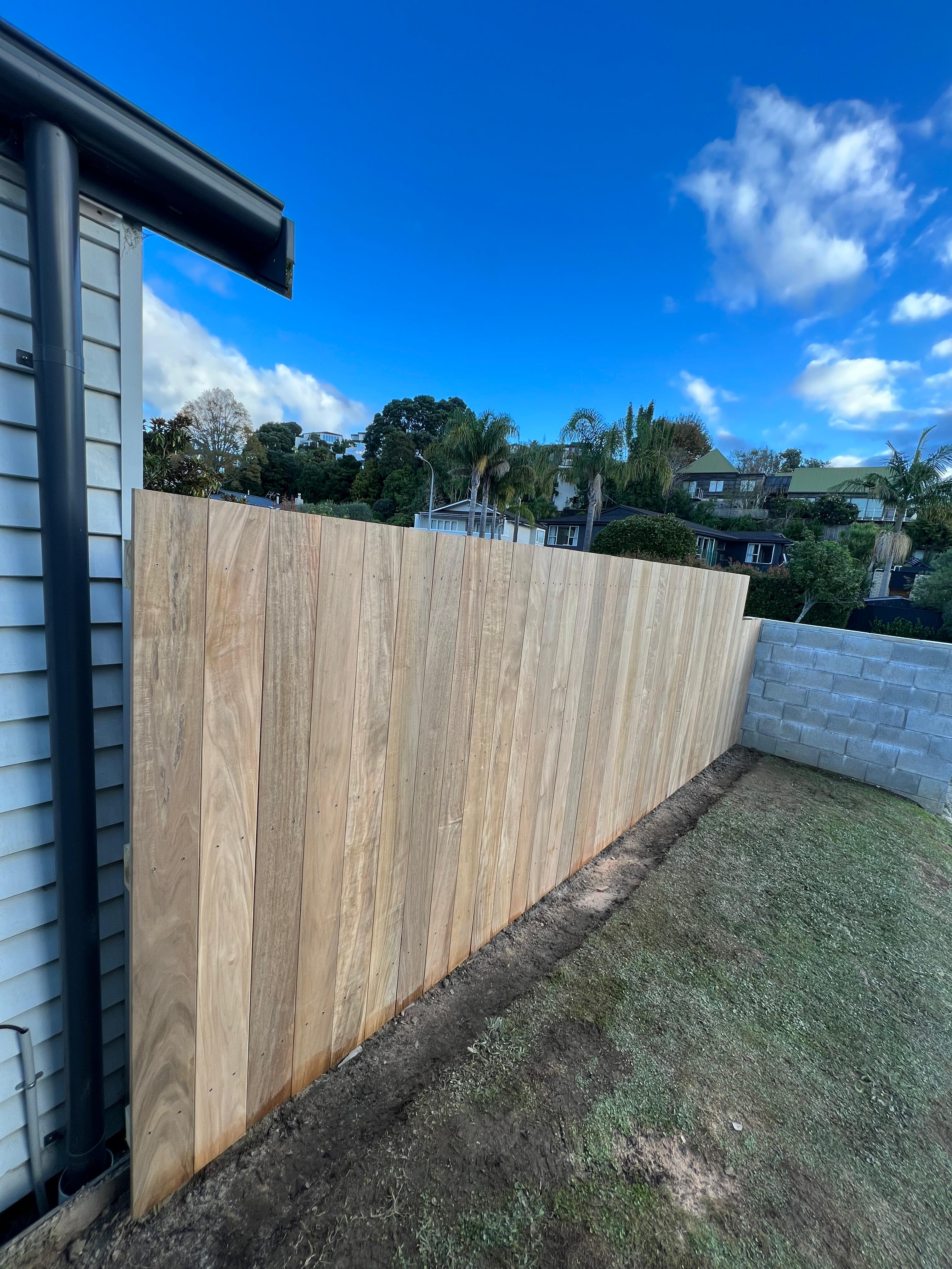 Large boundary fence